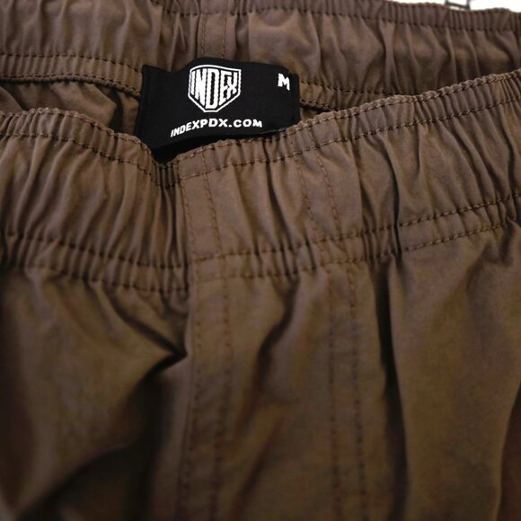 Index Unisex Copper Brown Track Pants Brown Size Medium - Picture 3 of 5